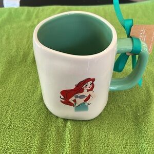 Super Cute Disney Princess Ariel The Little Mermaid 🧜‍♀️ Mug by Rae Dunn - NEW